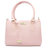 Kit Feminino 3 em 1 - Bolsa Rose + Carteira cor Rose + Brinco