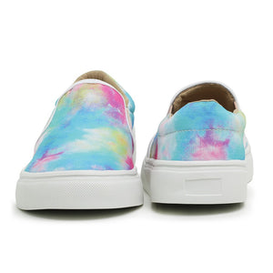 Tênis Feminino Slip On Moderno Linha Premium Estampa Tie Dye