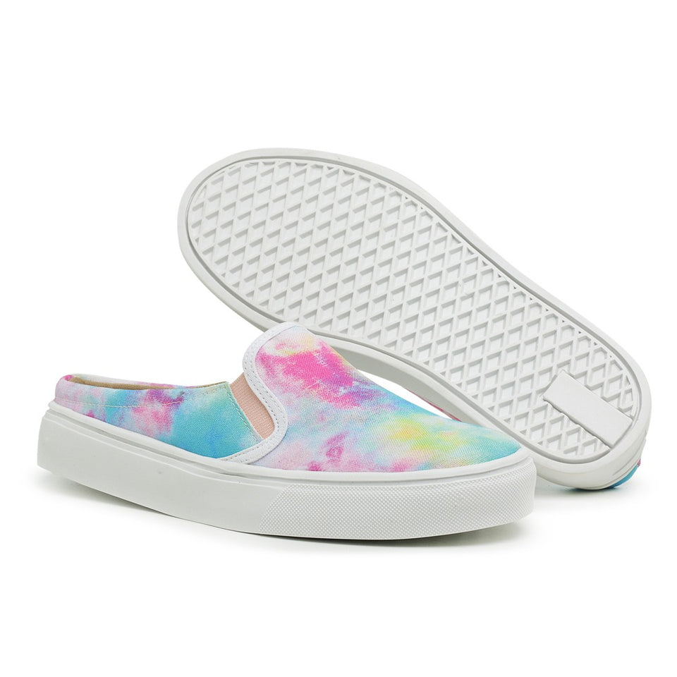 Tênis Mule Feminino Moderno Linha Premium Estampa Tie Dye